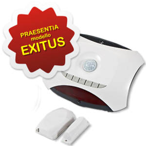 AerVirdis - Praesentia EXITUS: sensore di presenza movimento e prossimità ad infrarossi per condizionatori con controllo porte/finestre